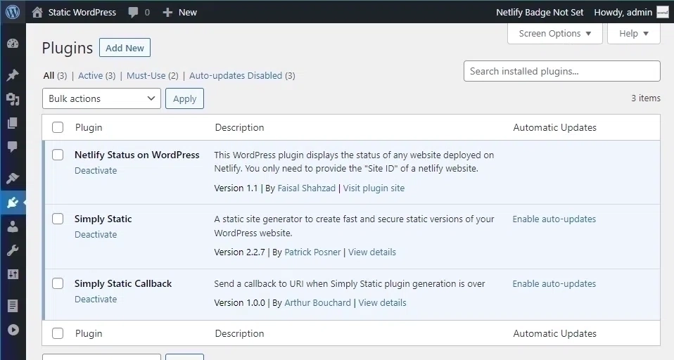 netlify-status: No deployment found